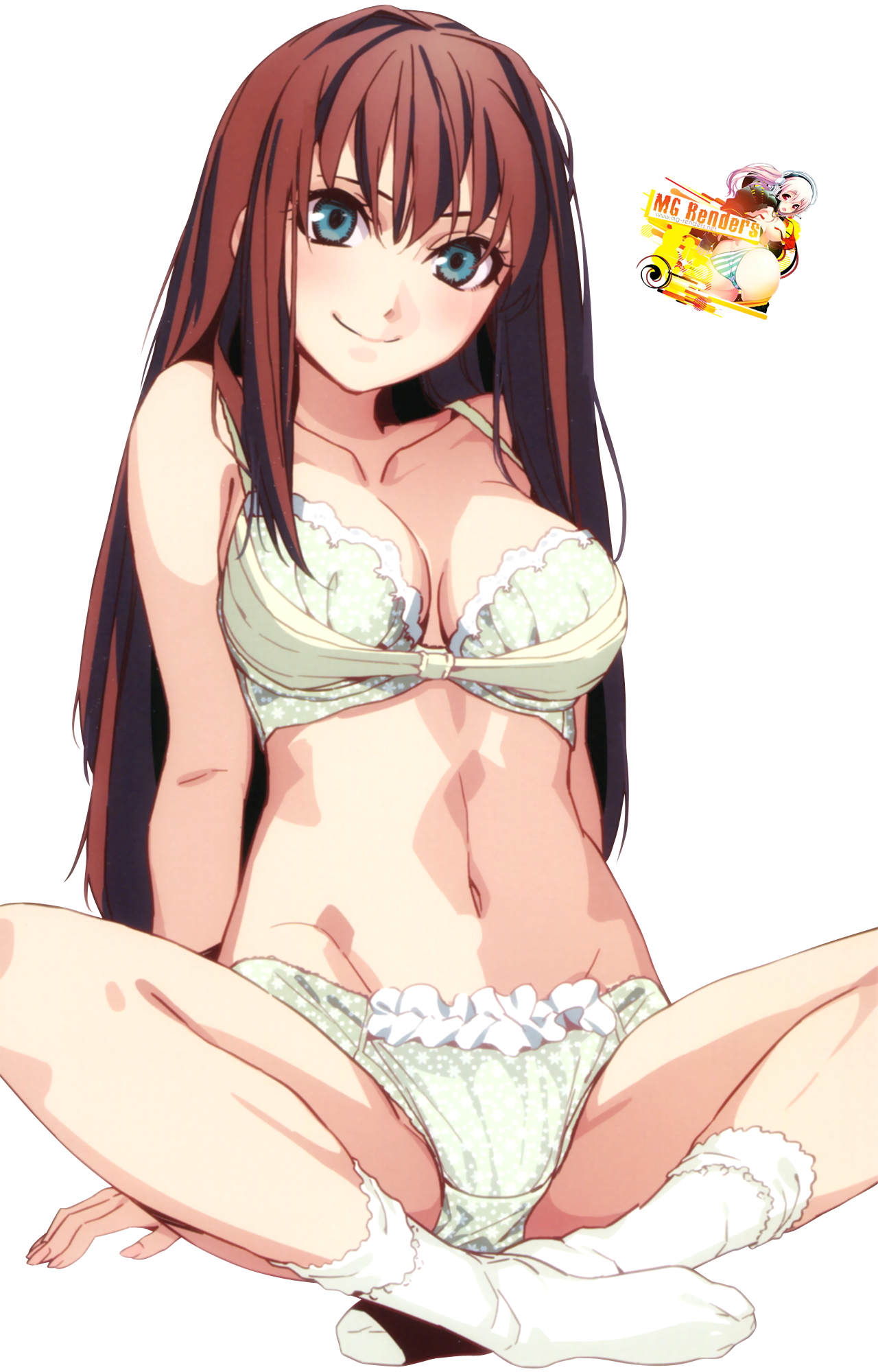 Mahoutsukai no Yoru No Yoru - Aozaki Aoko Render 9