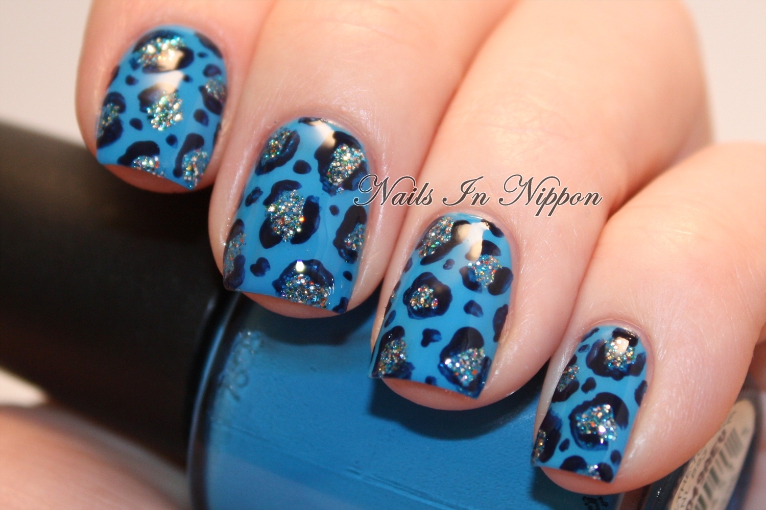 Nails In Nippon: Blue Leopard