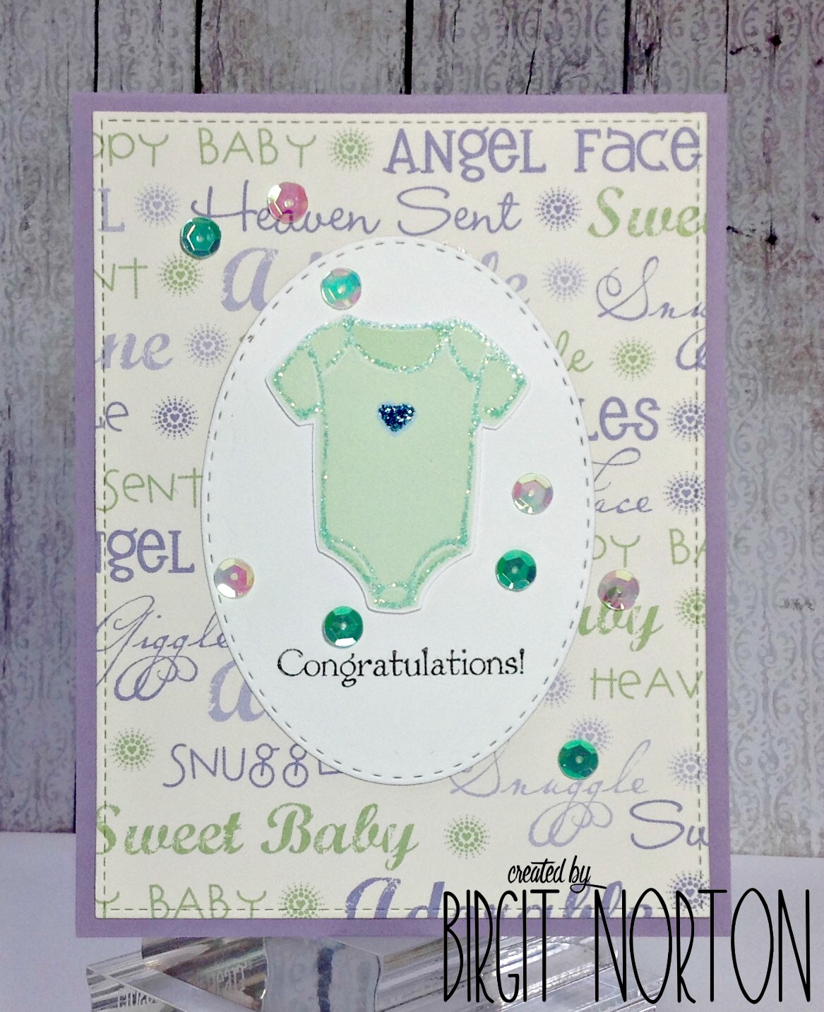 Crafting While I Wait Die Cut Club Baby Cards