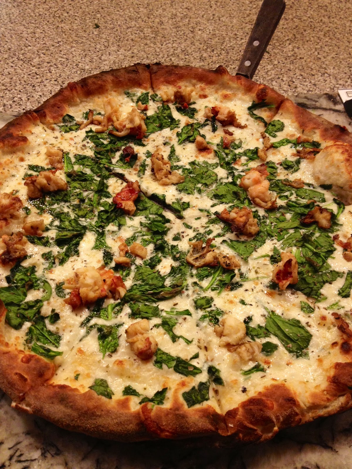 The Dirt & The Sea Lobster Pizza