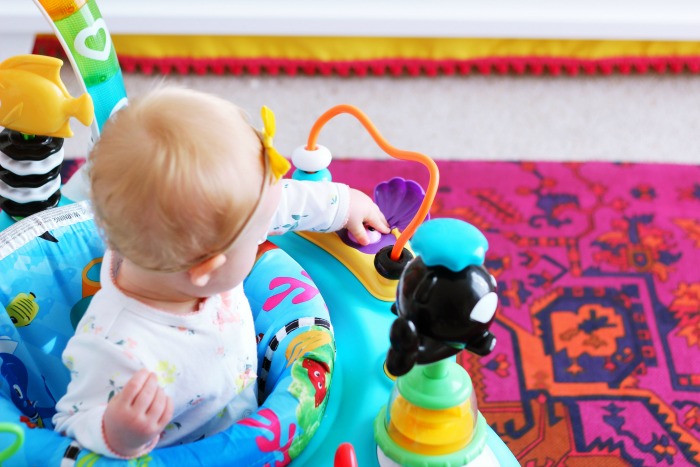 baby einstein 2 in 1 lights sea gym & saucer