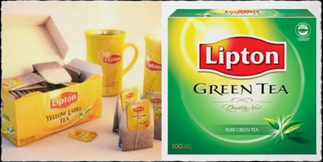 Lipton Yellow label tea & Lipton Green Tea