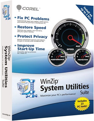 WinZip System Utilities Suite 3.3.8.10 poster box cover