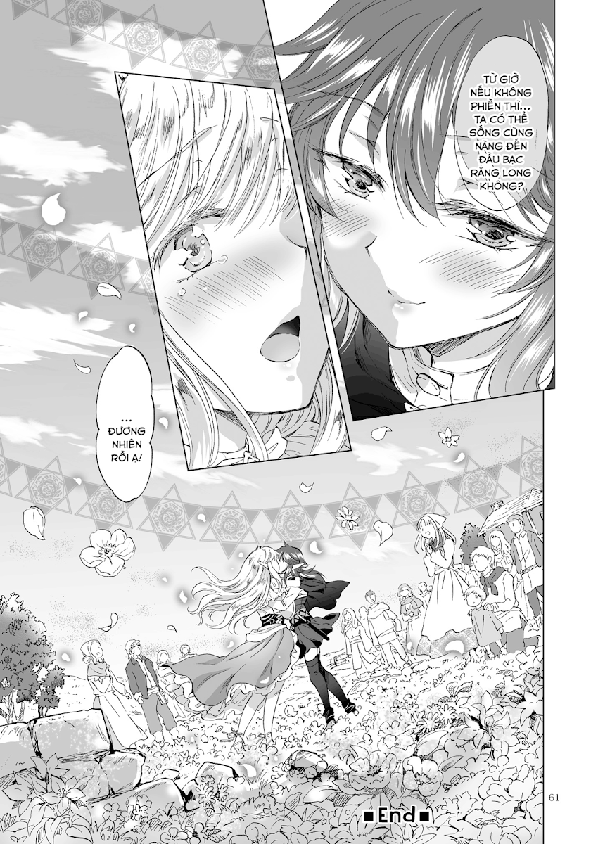 HentaiVN.net - Ảnh 62 - Tuyển tập Yuri Oneshot - Chap 126: Seinaru Chichi no Elf Hime