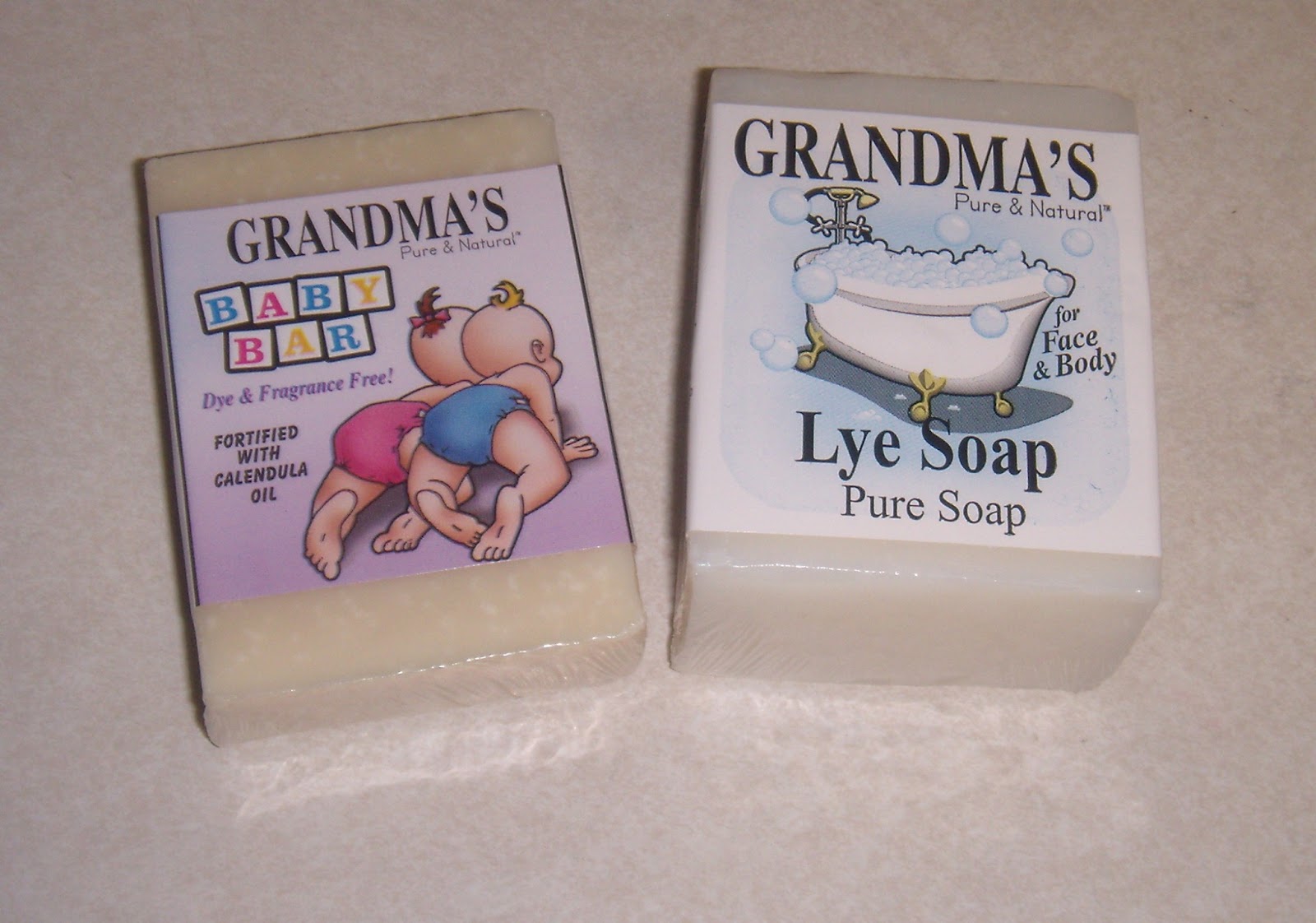 Mommie of 2 Grandma's Lye Soap Giveaway 3/15 CLOSED