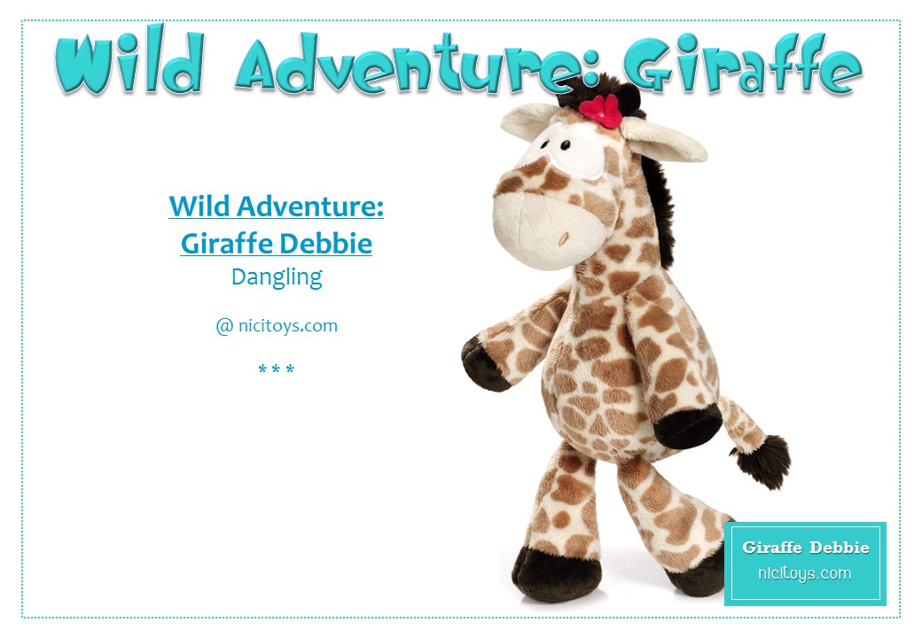 nici giraffe soft toy
