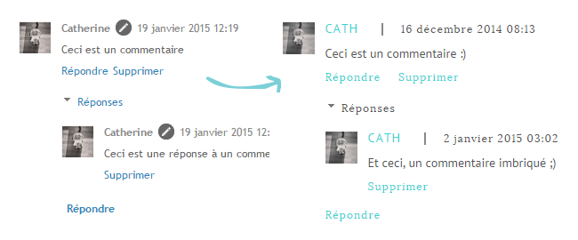 Modifier l'apparence des textes des commentaires sous Blogger . Lady Bird Red || http://ladybirdr.blogspot.fr/ Modifier l'apparence des textes des commentaires sous Blogger