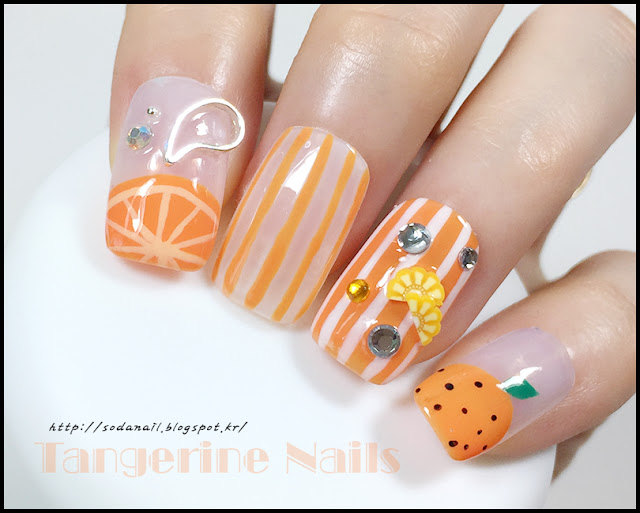 tangerine nails