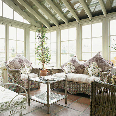 my french country home: conservatory ideas