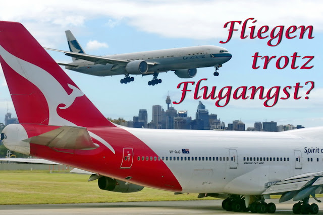 Tipps gegen Flugangst Qantas Cathay Pacific Start Flugzeug Sydney Airport Flughafen