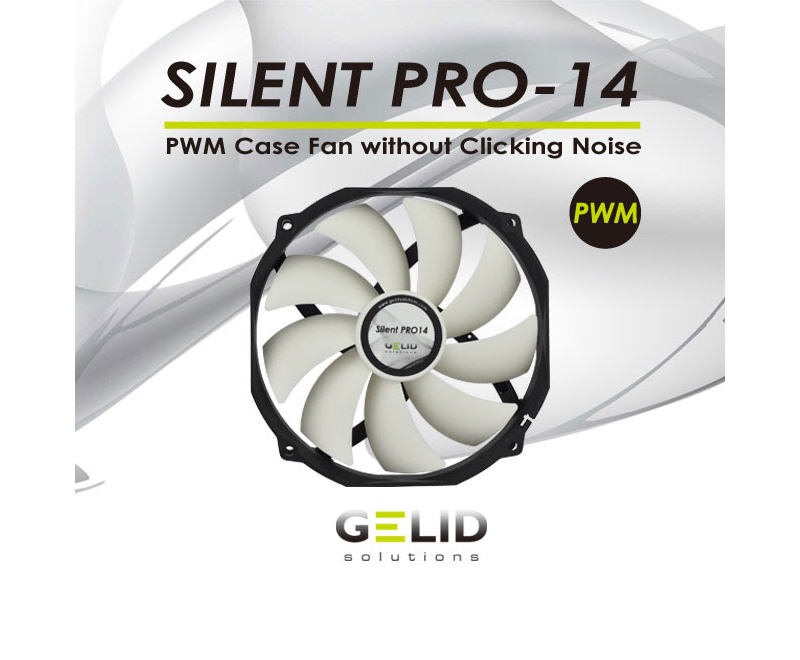 GELID Solutions Launches The Silent Pro-14 PWM Case Fan