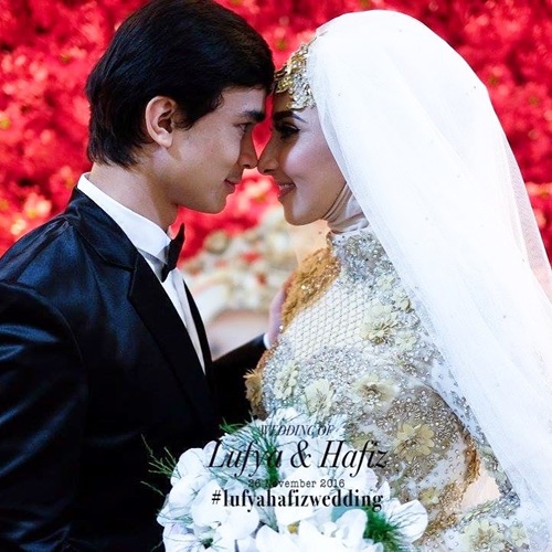 pernikahan lufya omar gambar Lufya Omar & Dr Hafiz nikah, gambar pernikahan Lufya Akademi Fantasia, gambar kahwin Lufya AF6, perkahwinan Lufya Omar & Dr Hafiz, suami Lufya Omar Che Muhammad Hafiz Che Baharum