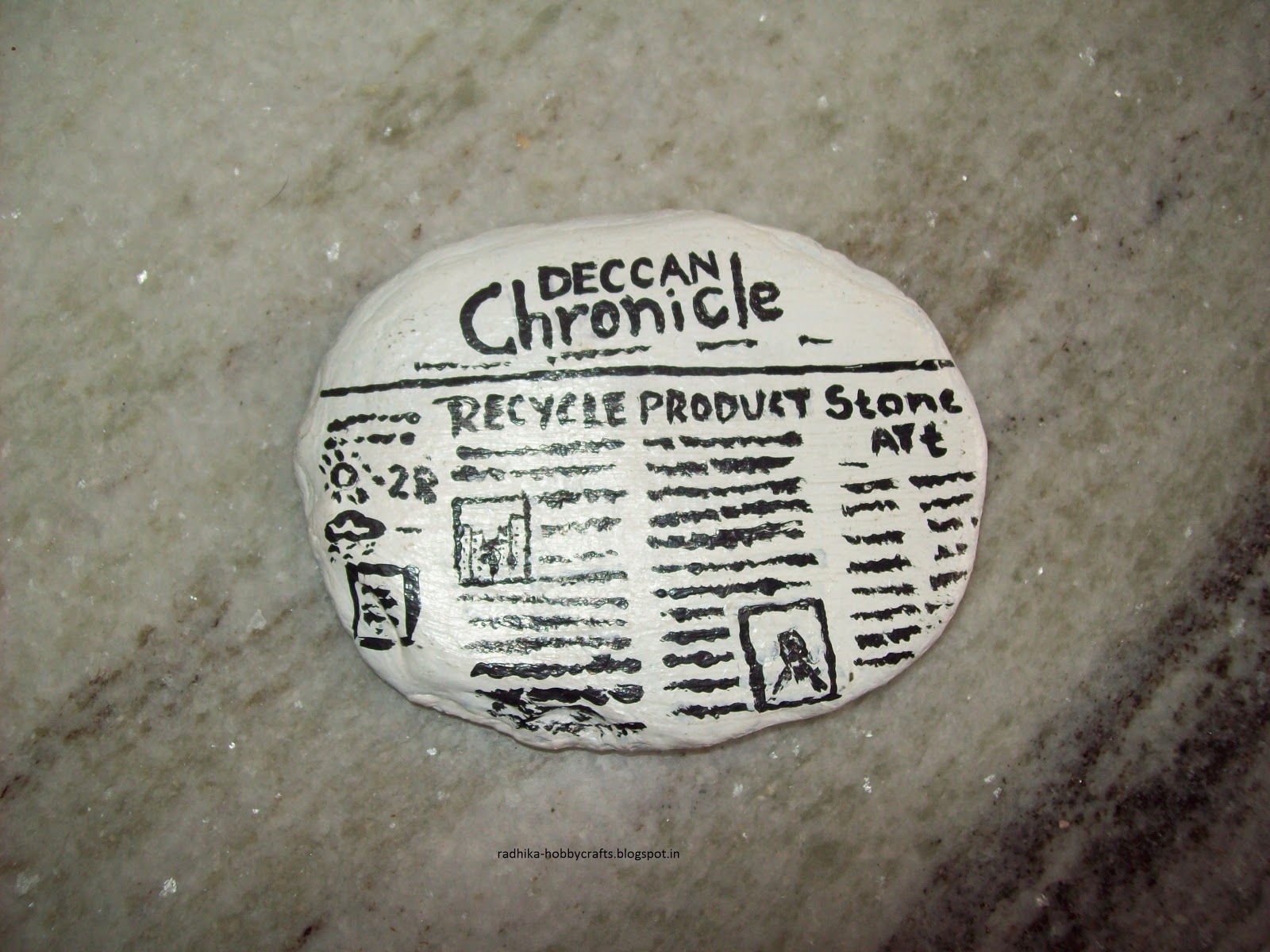 Hobby Crafts ) Stone painting