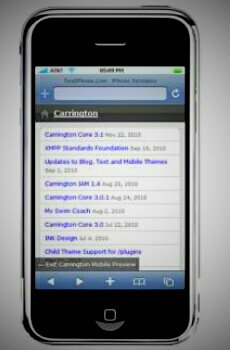 How To Install and Use Carrington Mobile Theme For WordPress
