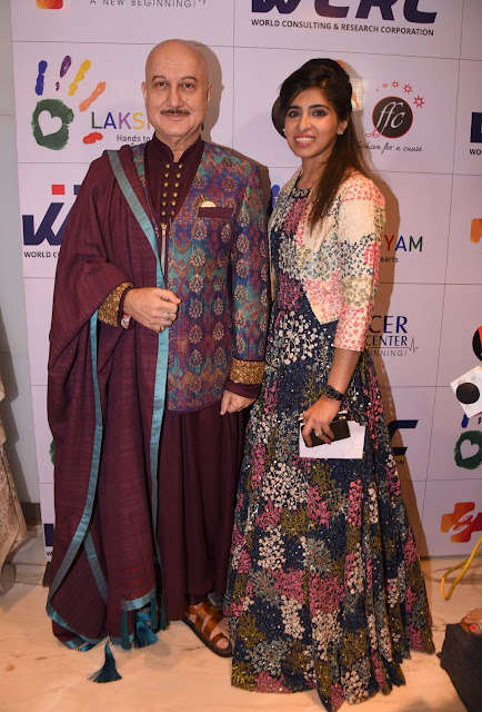Actor Anupam Kher and Founder Lakshyam  Raashi Anand
