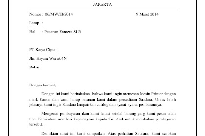 Contoh Surat Perkenalan Perusahaan Dalam Bahasa Inggris