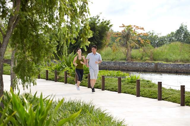 Công viên và đường chạy bộ khu Biệt thự - Nhà phố Park River Side quận 9 HCM Công viên và đường chạy bộ khu Biệt thự - Nhà phố Park River Side quận 9 HCM