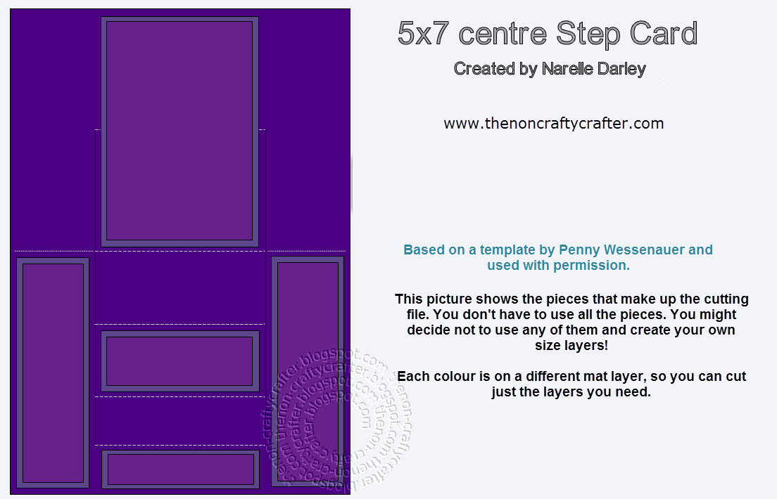 Download Free The Non Crafty Crafter Cricut Free Centre Step Card Best Free SVG Cut Files