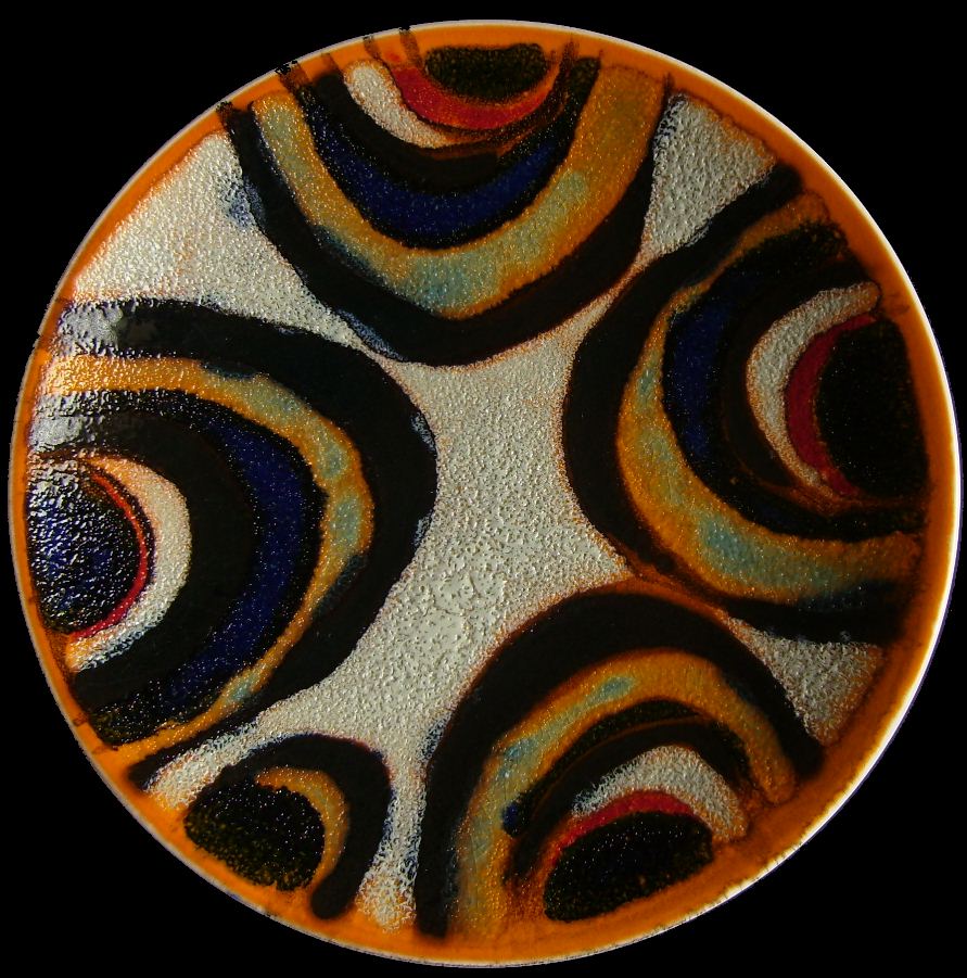 Rob's Poole Pottery Blog Poole Studio 8" plate Carole Holden