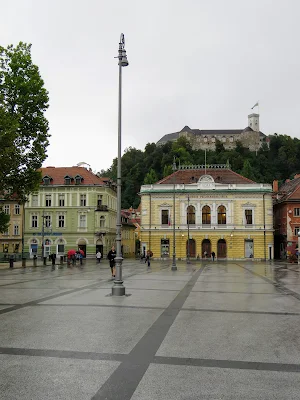 Congress Square in Ljubljana Slovenia