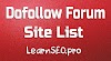 Top 100+ HighDA Dofollow Forum Site List