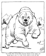 Urso. Desenhos para colorir de ursos: urso pardo, urso polar, . (desenhos colorir urso )