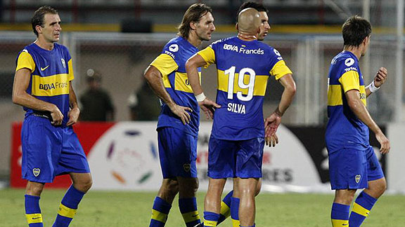Fútbol Mundial Kits Uruguay Boca Juniors 2012 (libertadores)