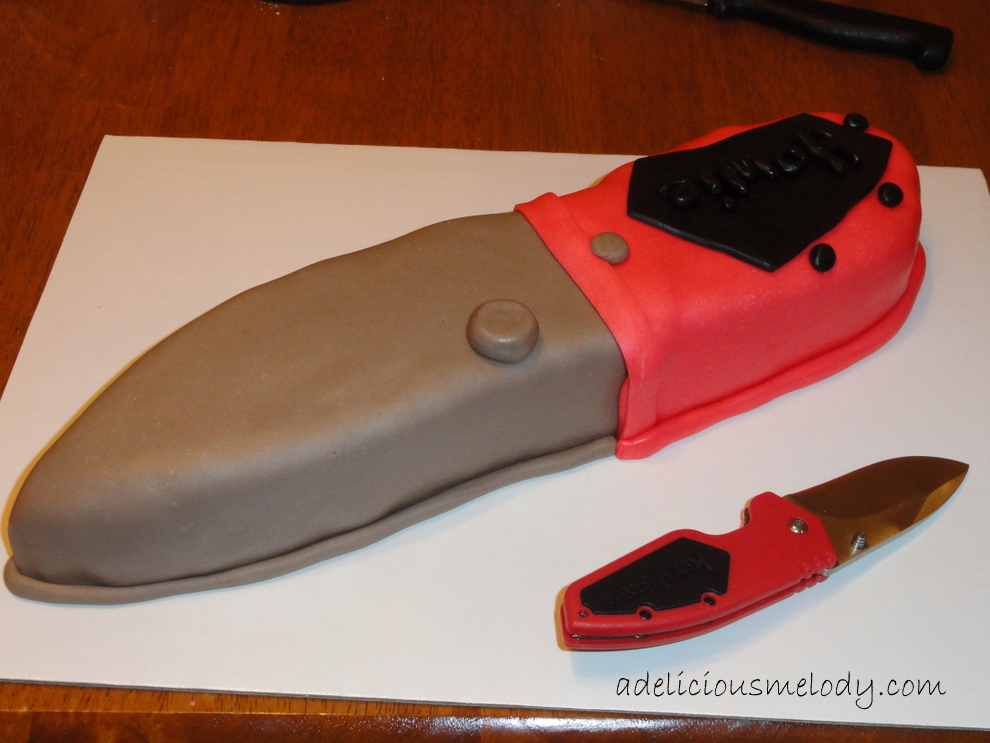 A Delicious Melody Pocket Knife Cake