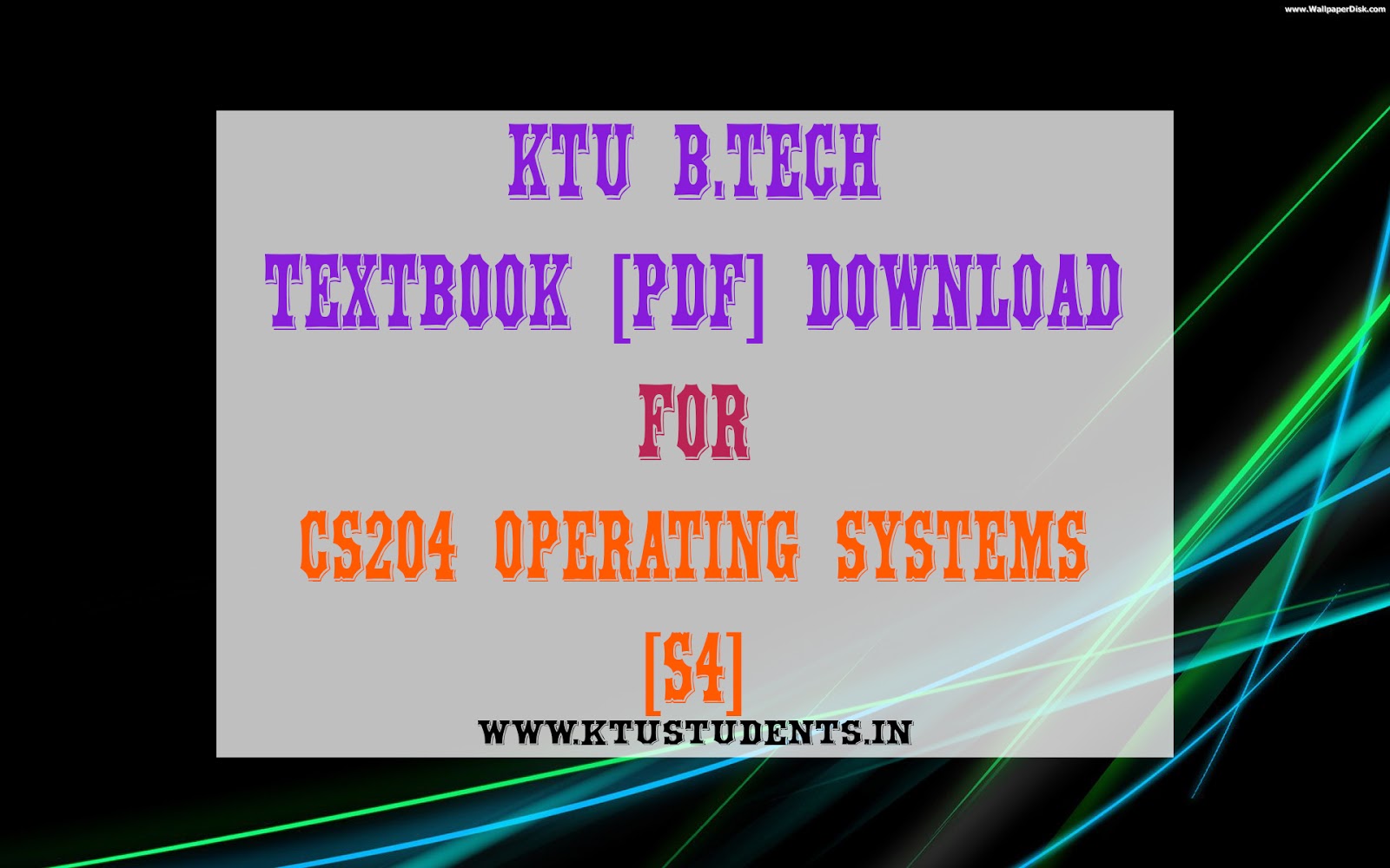 Operating Systems Concepts Silberschatz Pdf