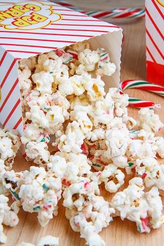 Peppermint Candy Cane Popcorn Peppermint Candy Cane Popcorn