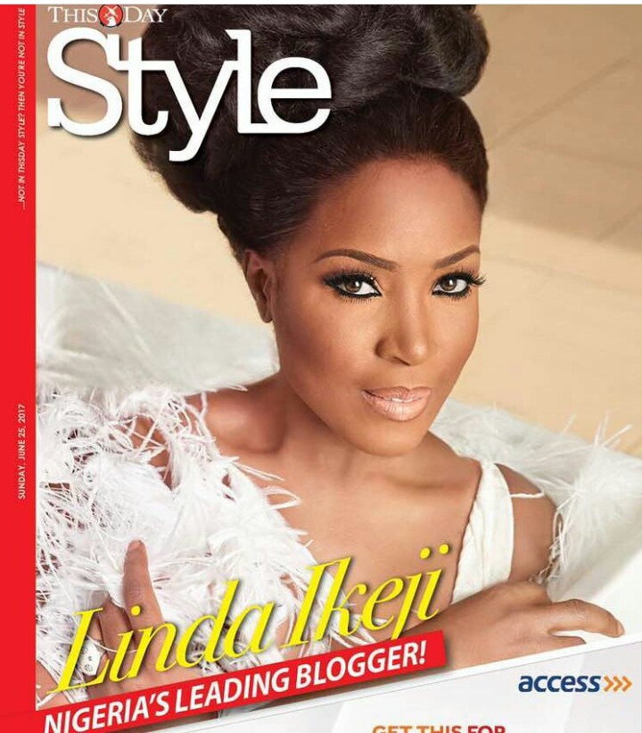 Linda Ikeji, A Media Entrepreneur  is a Beauty Delight for ThisDay Style Magazine’s latest Issue