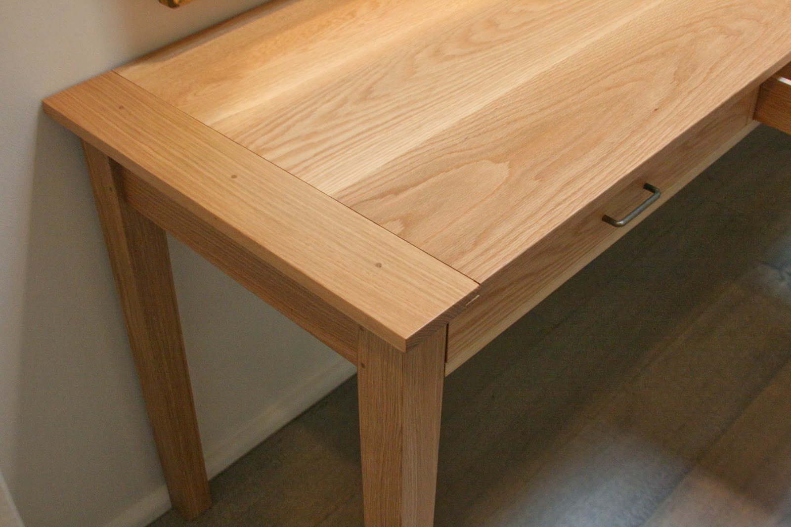 Nabil Abdo White Oak Console Table Finish