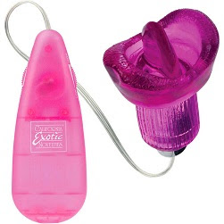 Clitoral Stimulator Jelly Mouth and Vibrating Tongue, Pink Clitoral Stimulator Jelly Mouth and Vibrating Tongue, Pink