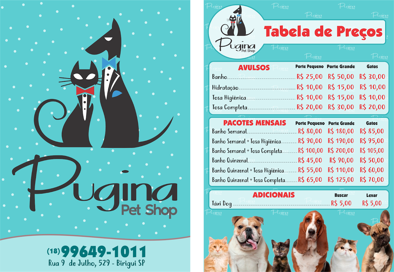 GuGui  Folheto Pugina Pet Shop