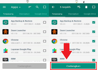 Cara Backup Aplikasi Android Yang Sudah Terinstal Tanpa Root