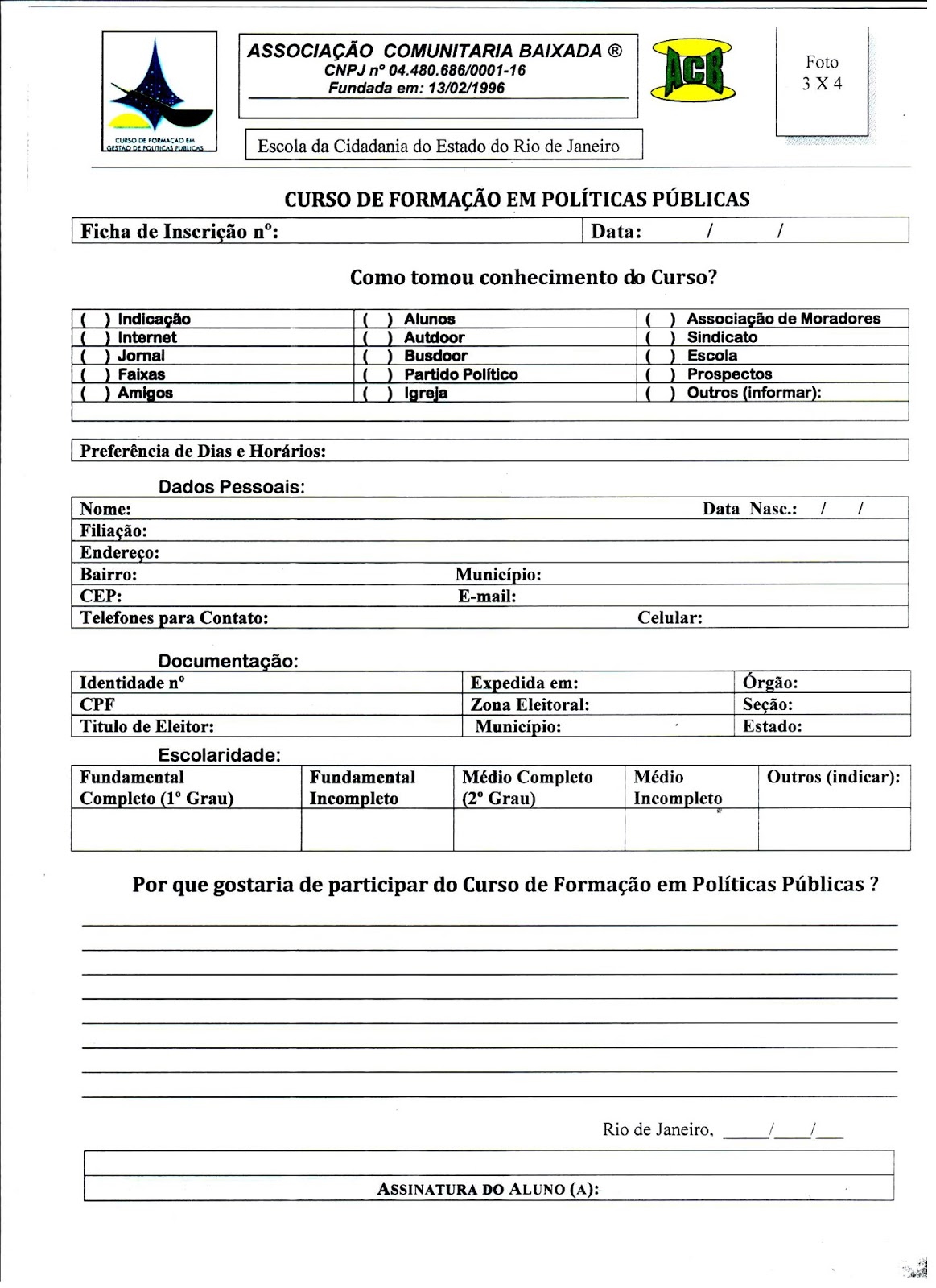 Curso de gestao de politicas publicas