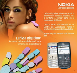 Video: Larissa Riquelme’s breasts with Nokia C3