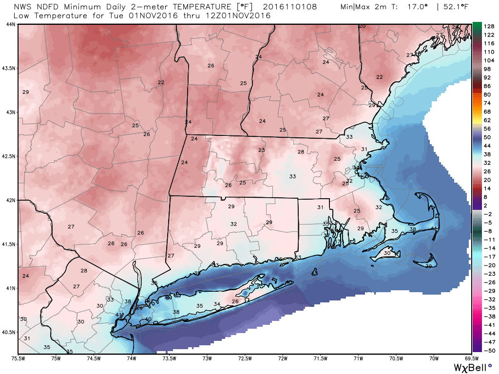 Blackstone Valley Weather Service Seasonable Tuesday Gives Way to