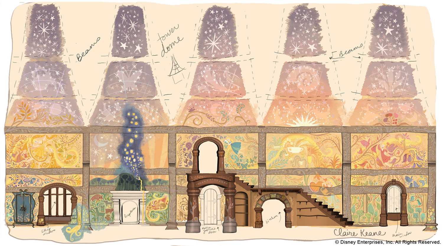 Living Lines Library: Tangled (2010) - Visual Development: Props