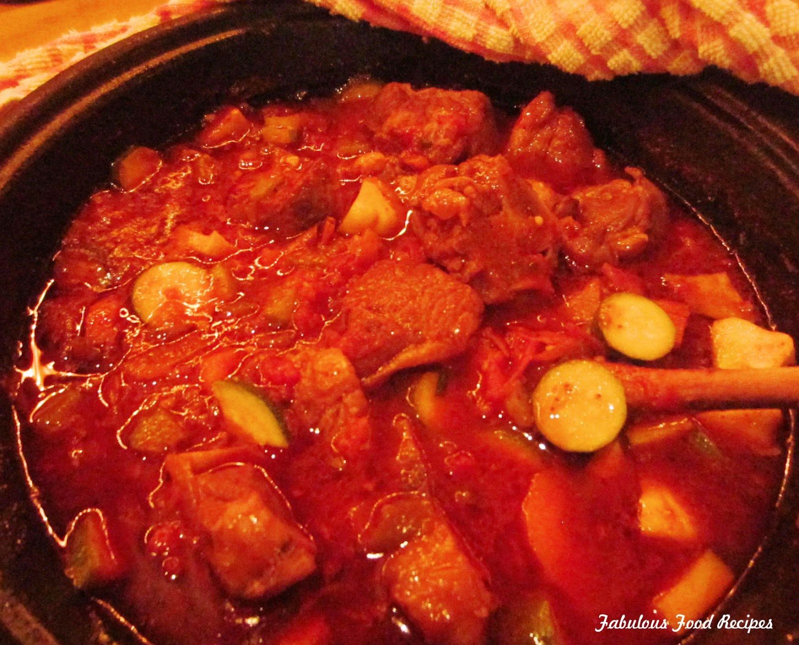 Fabulous Food Recipes Rich Tomato Lamb Stew