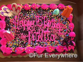 Milita's 15th Birthday cake.