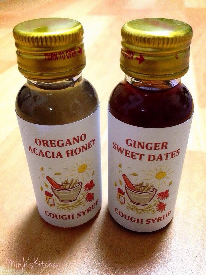 MinJi's Kitchen Homemade Herbal Cough Syrup Oregano Acacia Honey
