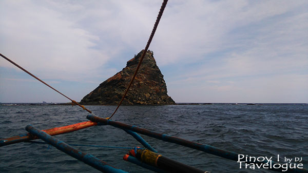 Poop-shaped island spotted along the way