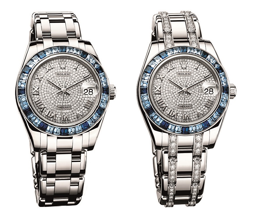 rolex datejust on rubber strap
