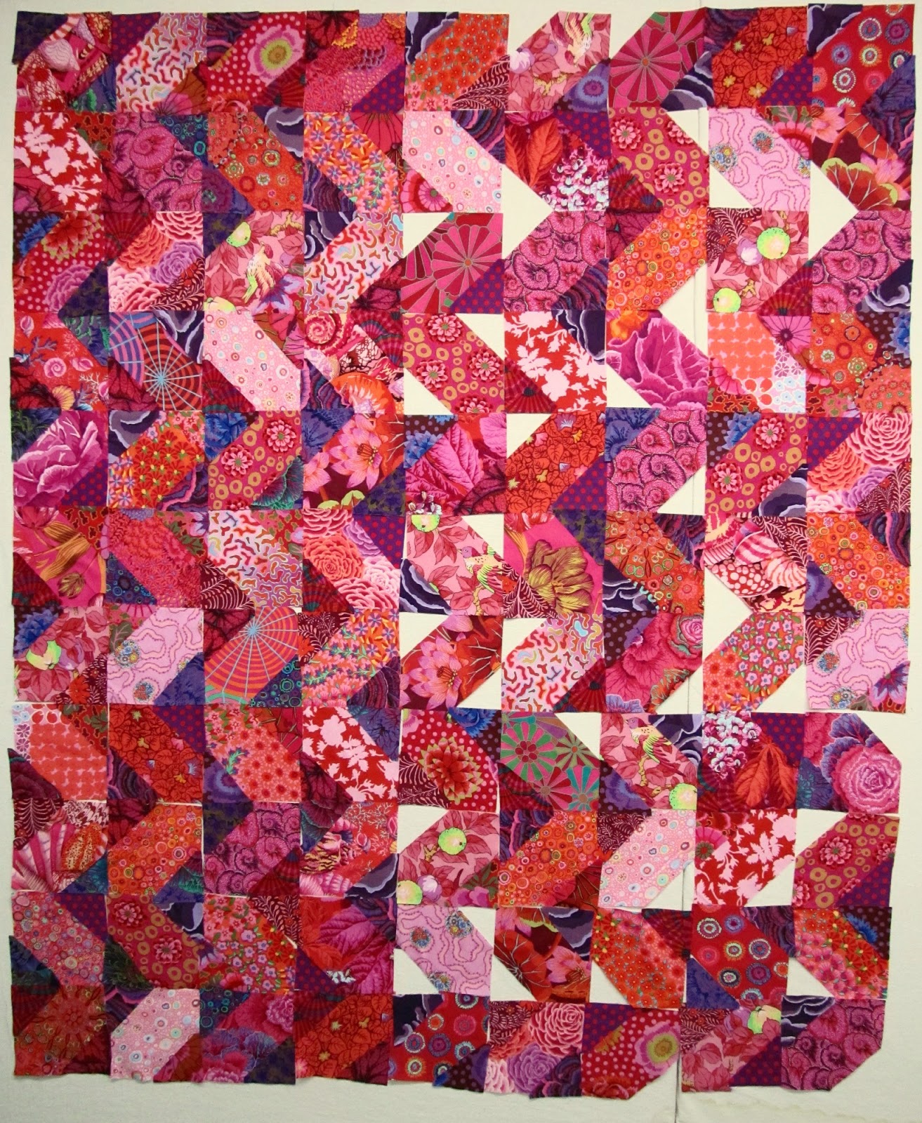 quilts made with triangles