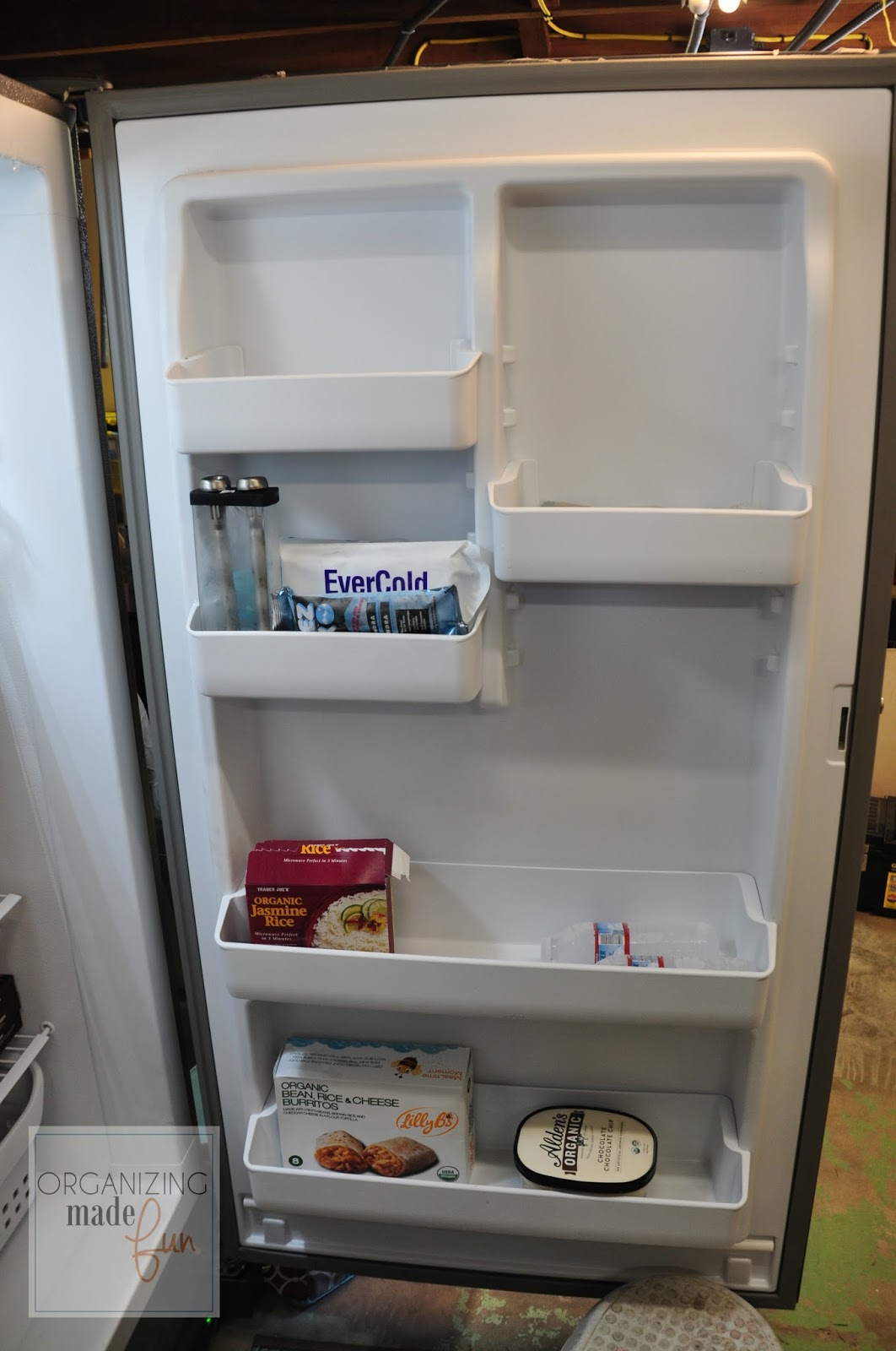 Organizing an Upright Freezer {Garage Freezer} Organizing Made Fun