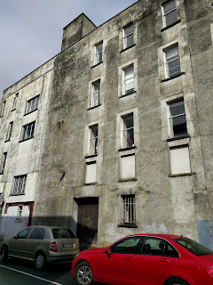 Concete faced building