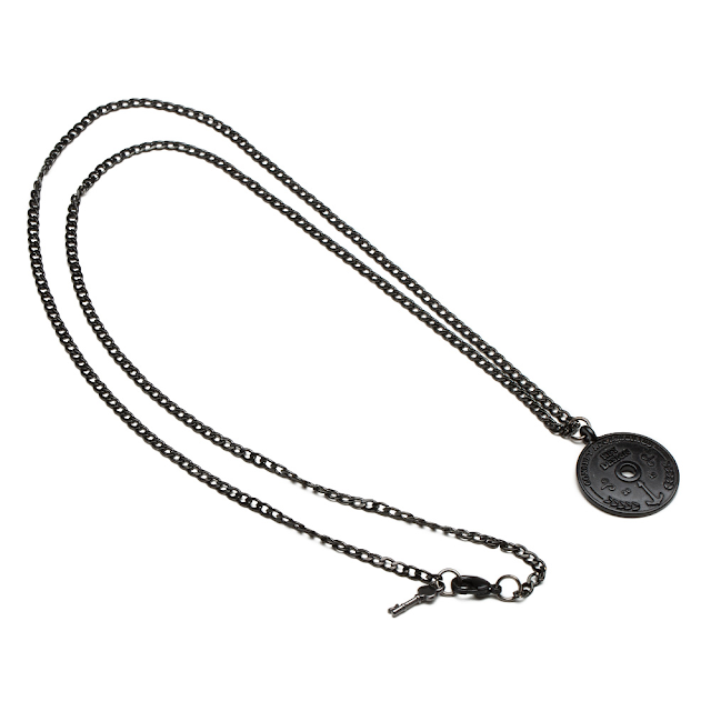 COLAR MASCULINO CORRENTE METAL ZAMAK KEY DESIGN