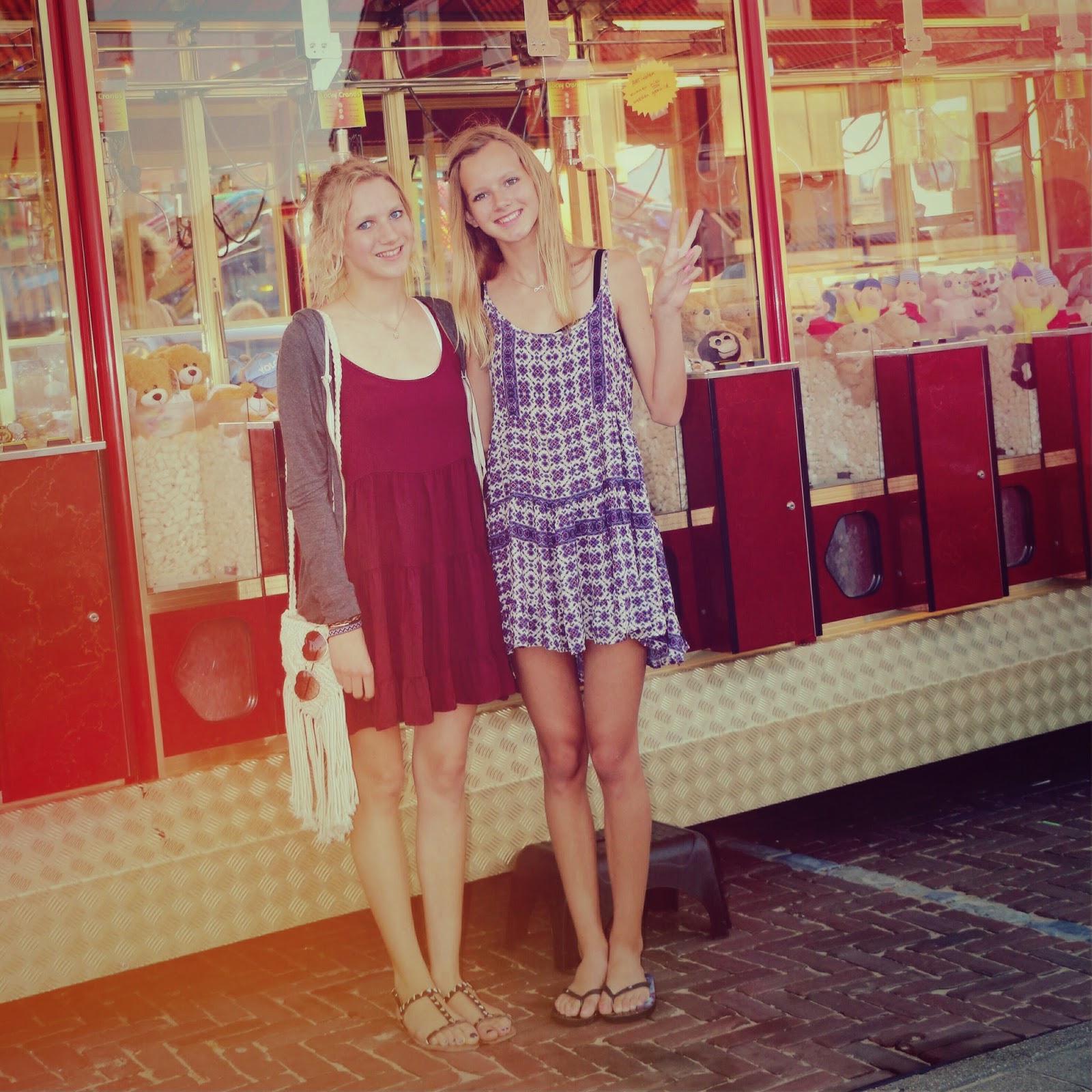 cottoncandyblondies Fashion OOTD, the fair and Brandy Melville dresses.