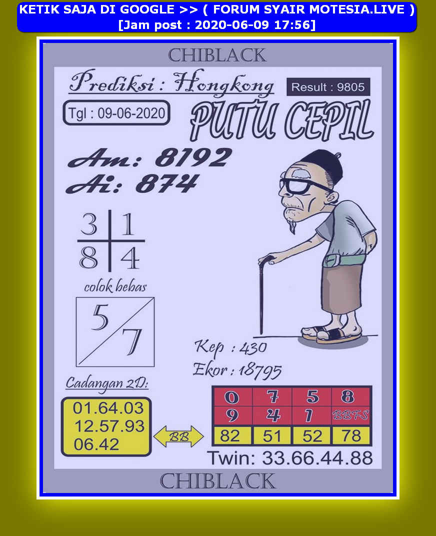 1 New Message Kode Syair Hongkong 9 Juni 2020 Forum Syair Togel Hongkong Singapura Sydney